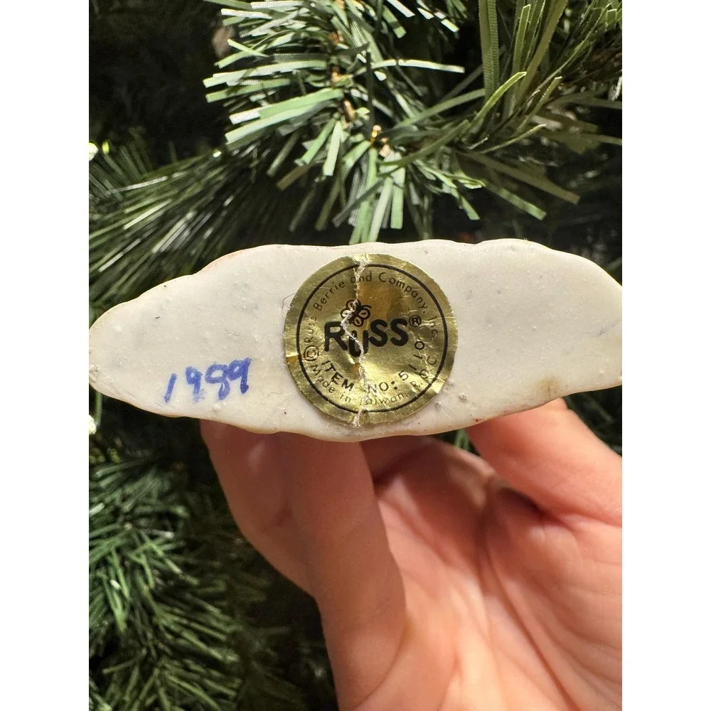 Russ Berrie 1980's Santa Claus Ornament